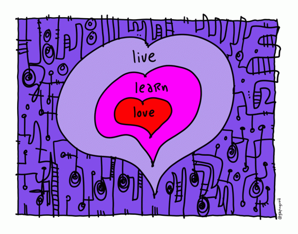 live-love-learn by Hugh MacLeod