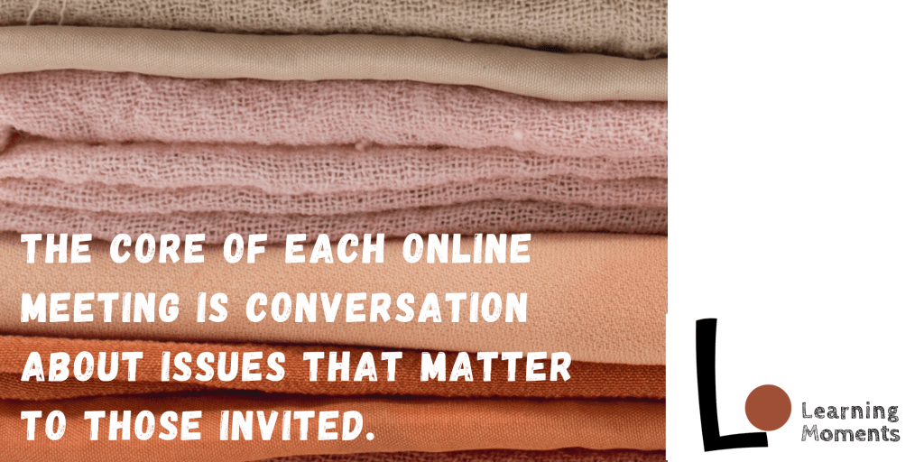 Some principles and tactics for facilitating&nbsp;online